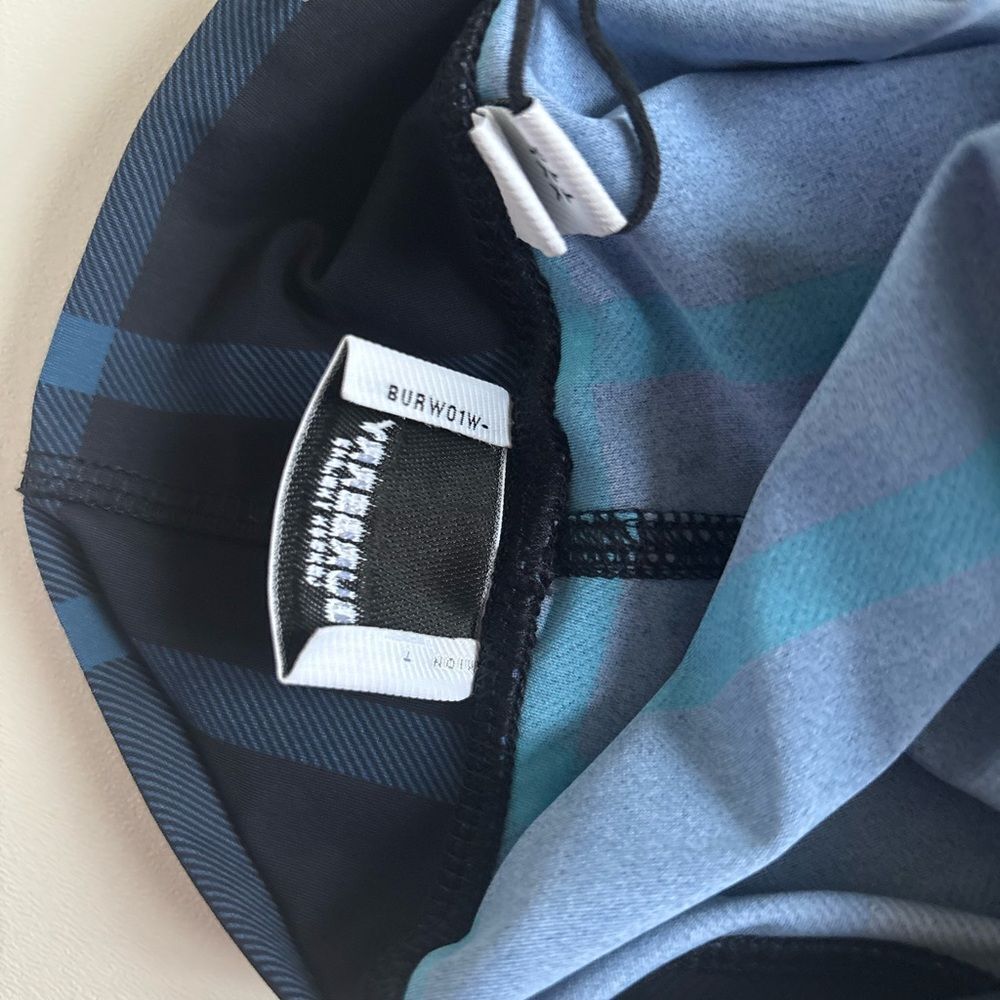 Burberry Madden Check Print Leggings in Blue Size XXL ~ NEW NO TAGS - Picture 13 of 13